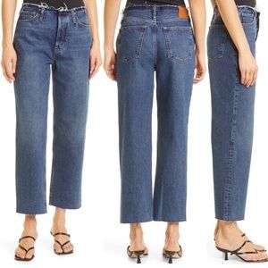 Anine Bing Gavin 1999 mid rise relaxed short jean
